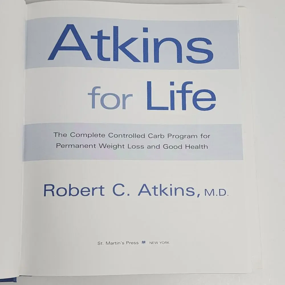 Atkins for Life:‎ The Complete Controlled Carb Program for Permanent - Like New